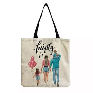 Eco-Friendly Family of Four Folding Tote Bag